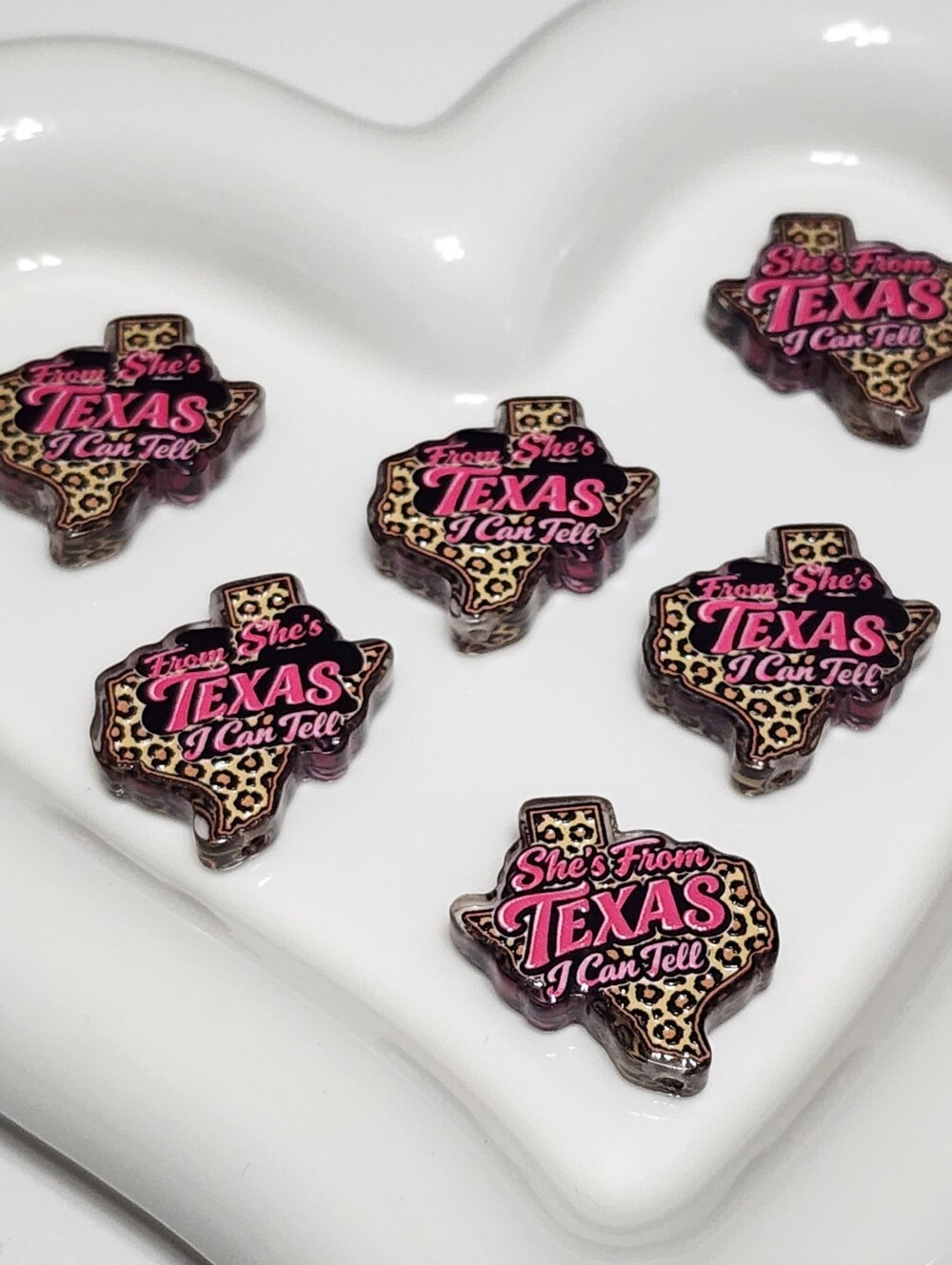 She's From Texas Beads 2 Pcs Focal Beads Jewelry Making Crafts Beaded Pen Charms